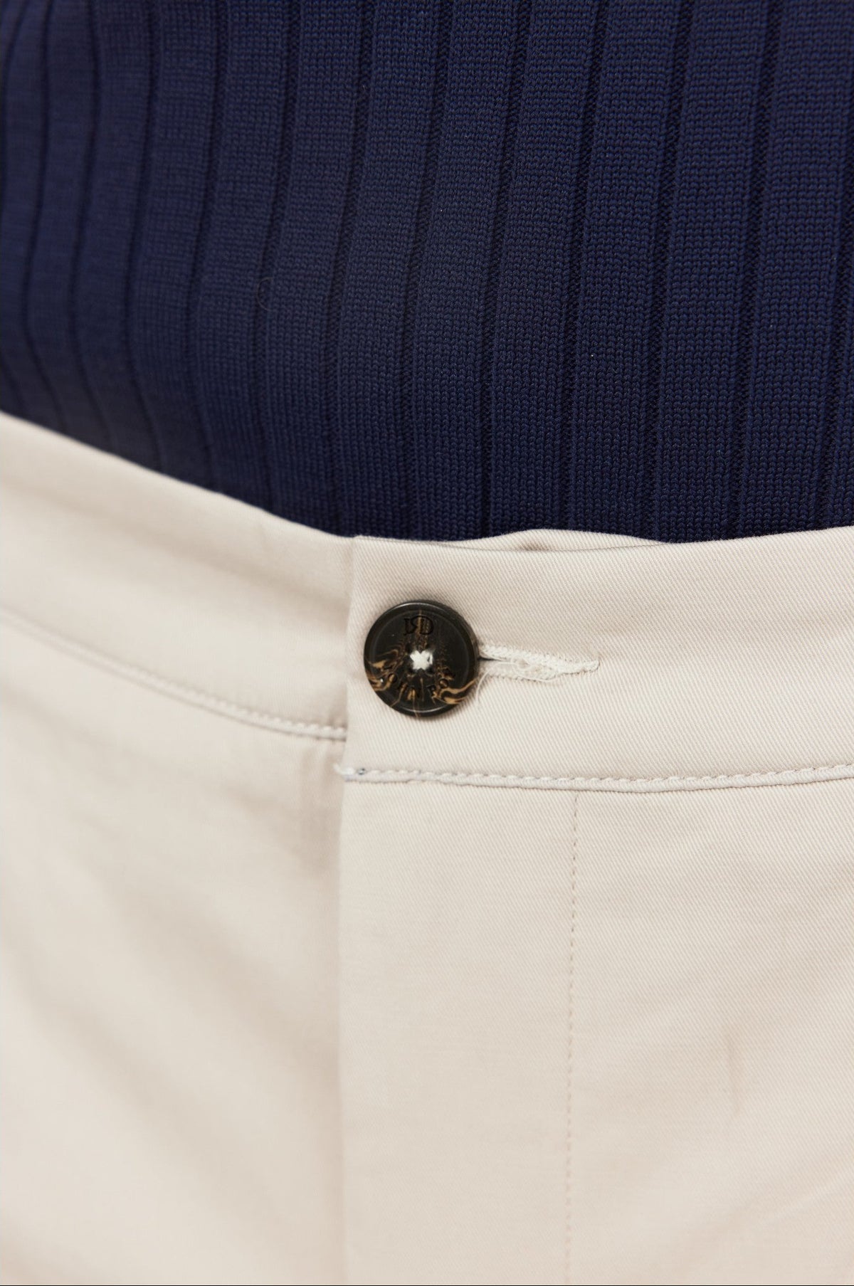 Taş rengi Klasik Chino Pantolon