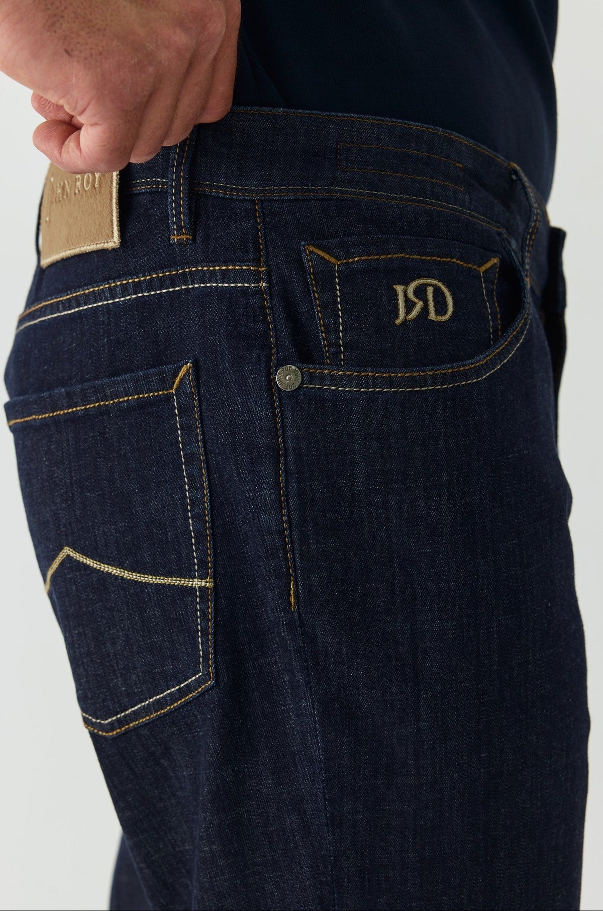 Bej Denim Pantolon