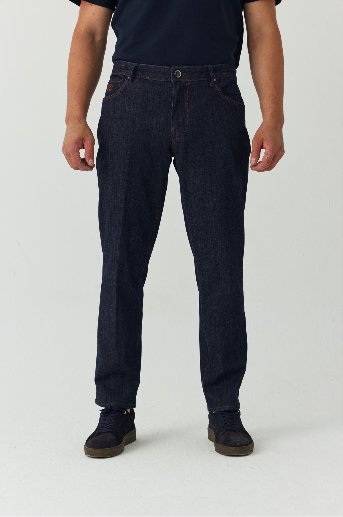 Turuncu Denim Pantolon