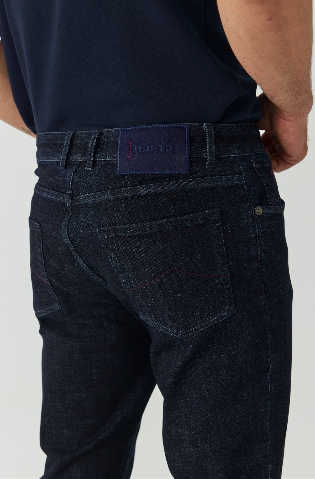 Bordo Denim Pantolon