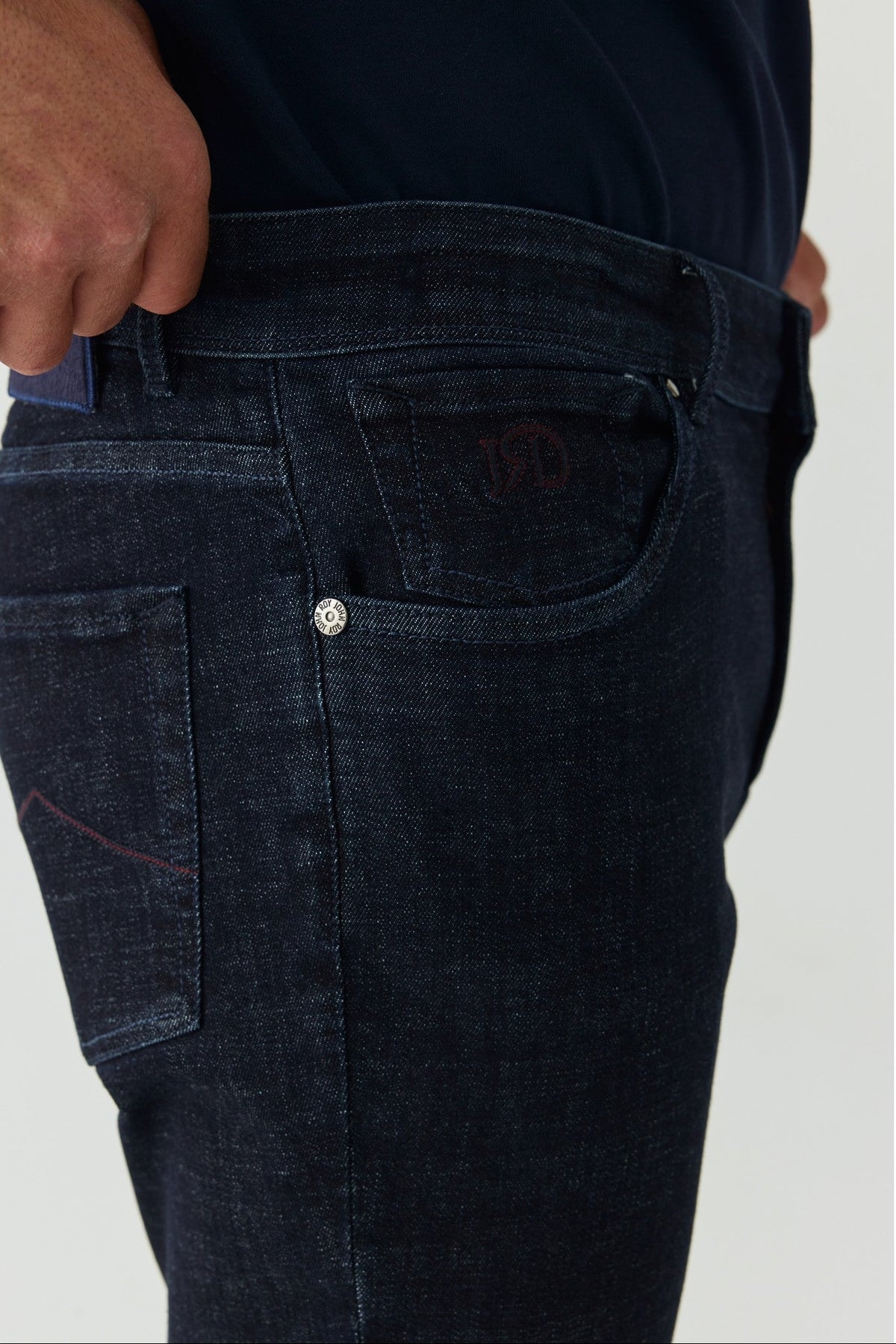 Bordo Denim Pantolon