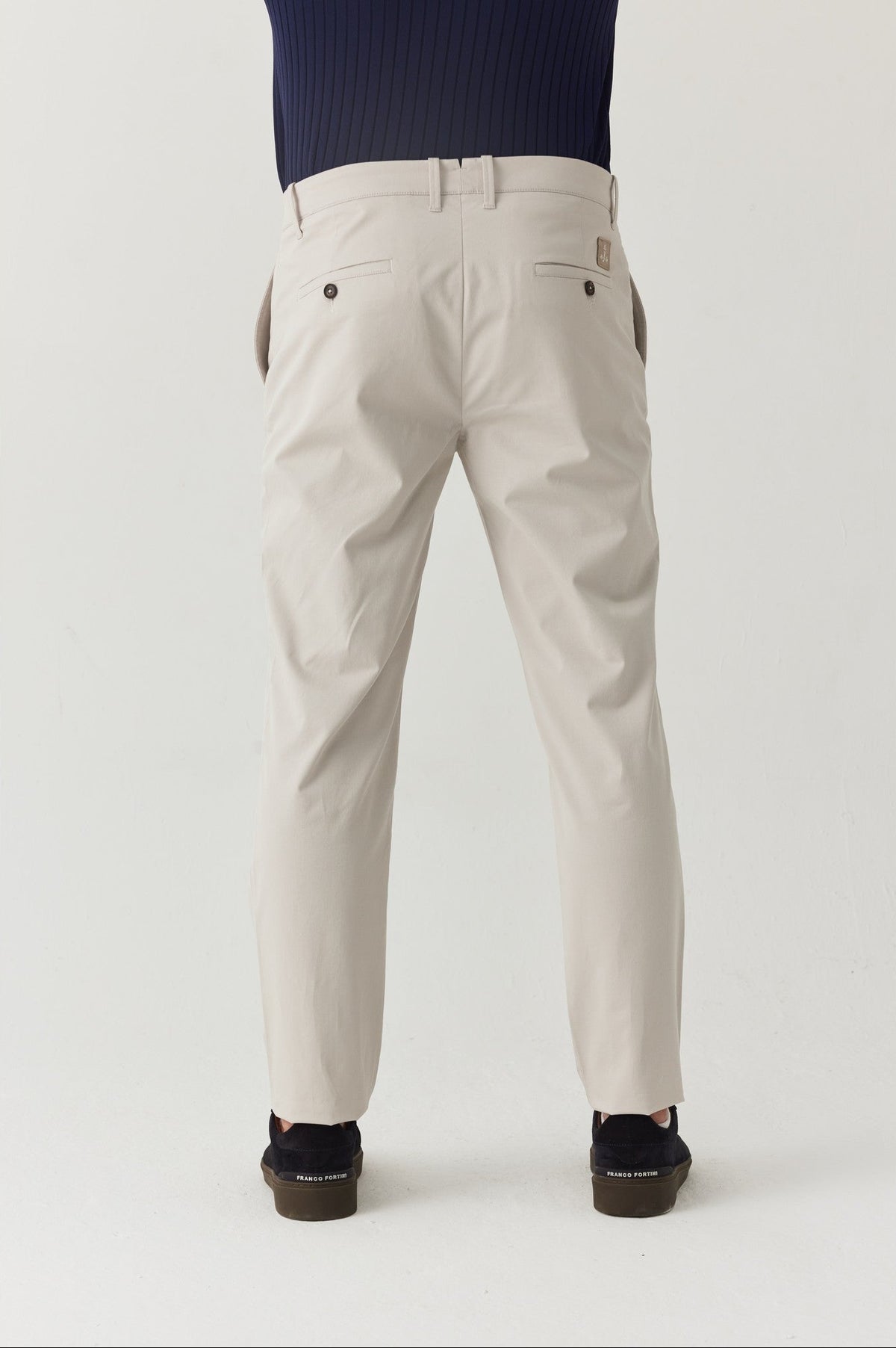 Taş rengi Klasik Chino Pantolon