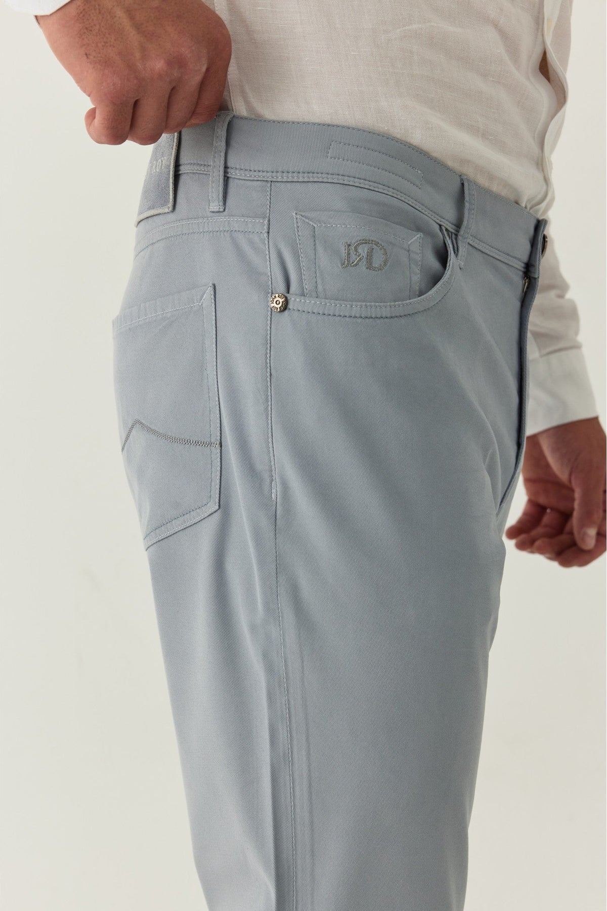Buz mavisi 5 cep Chino Pantolon