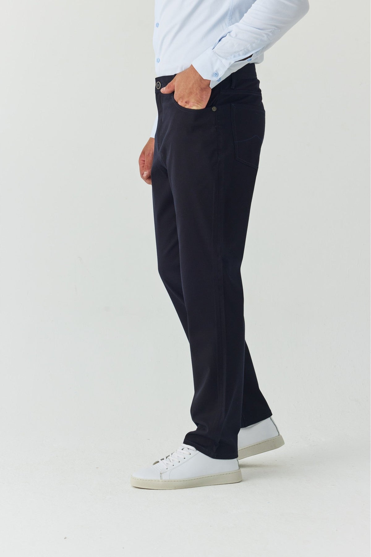 Lacivert 5 cep Chino Pantolon