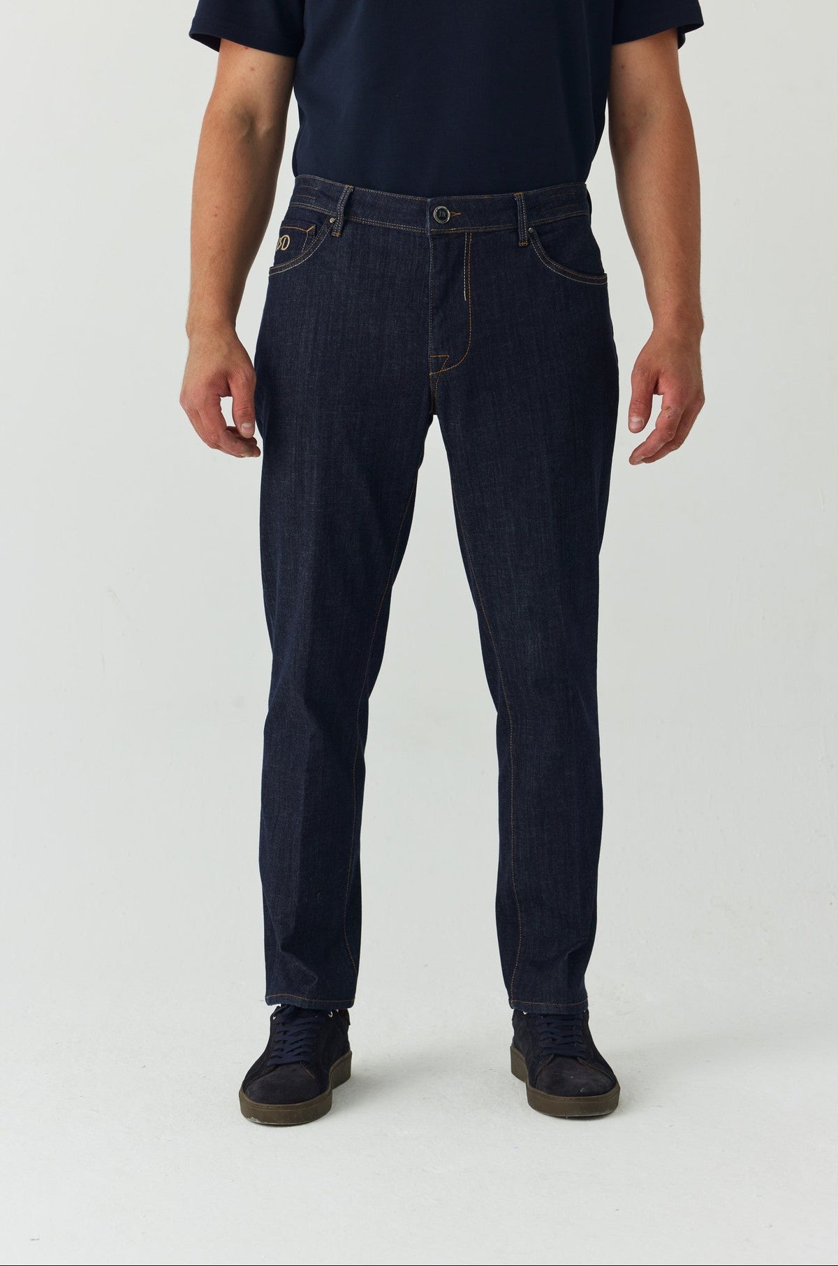 Bej Denim Pantolon