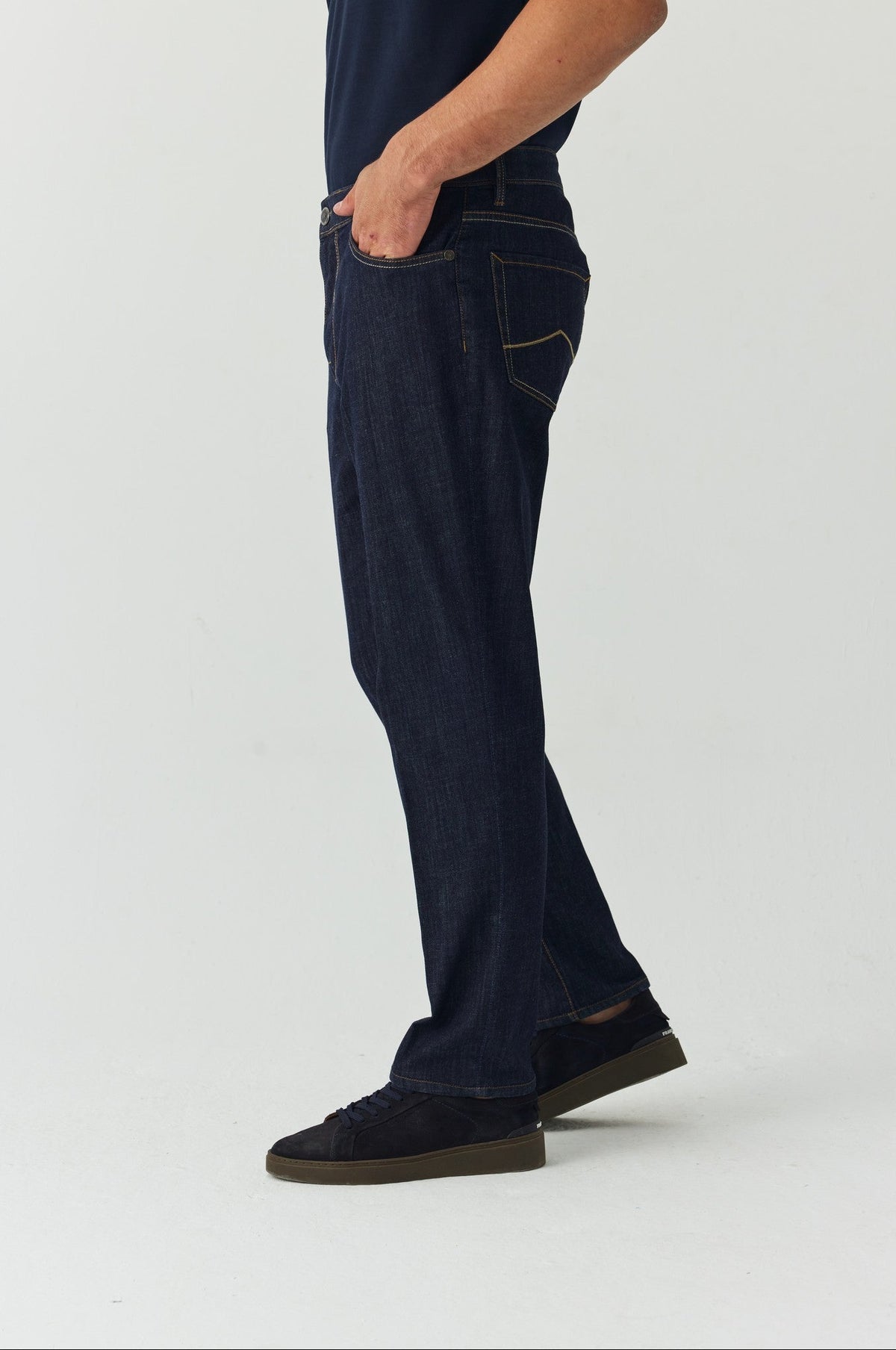 Bej Denim Pantolon
