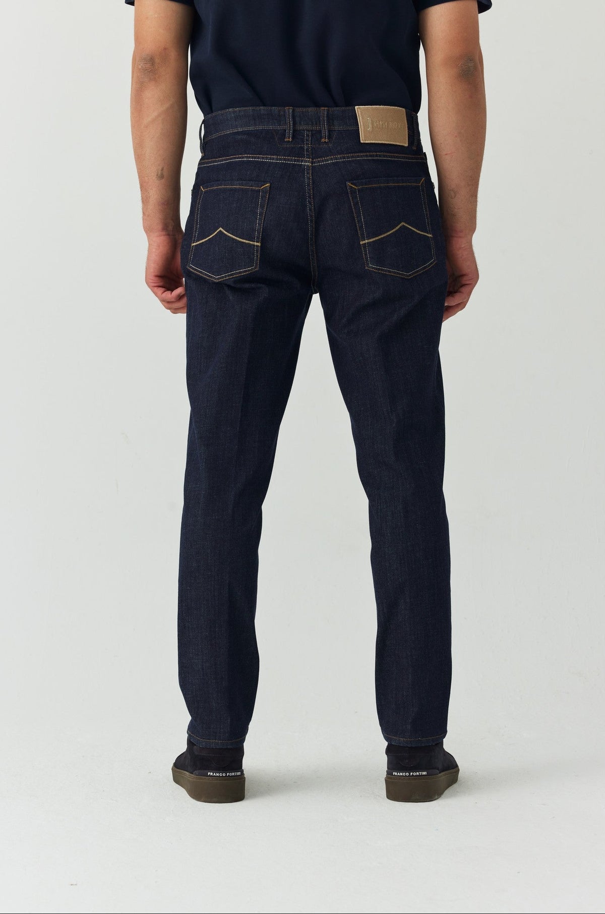 Bej Denim Pantolon