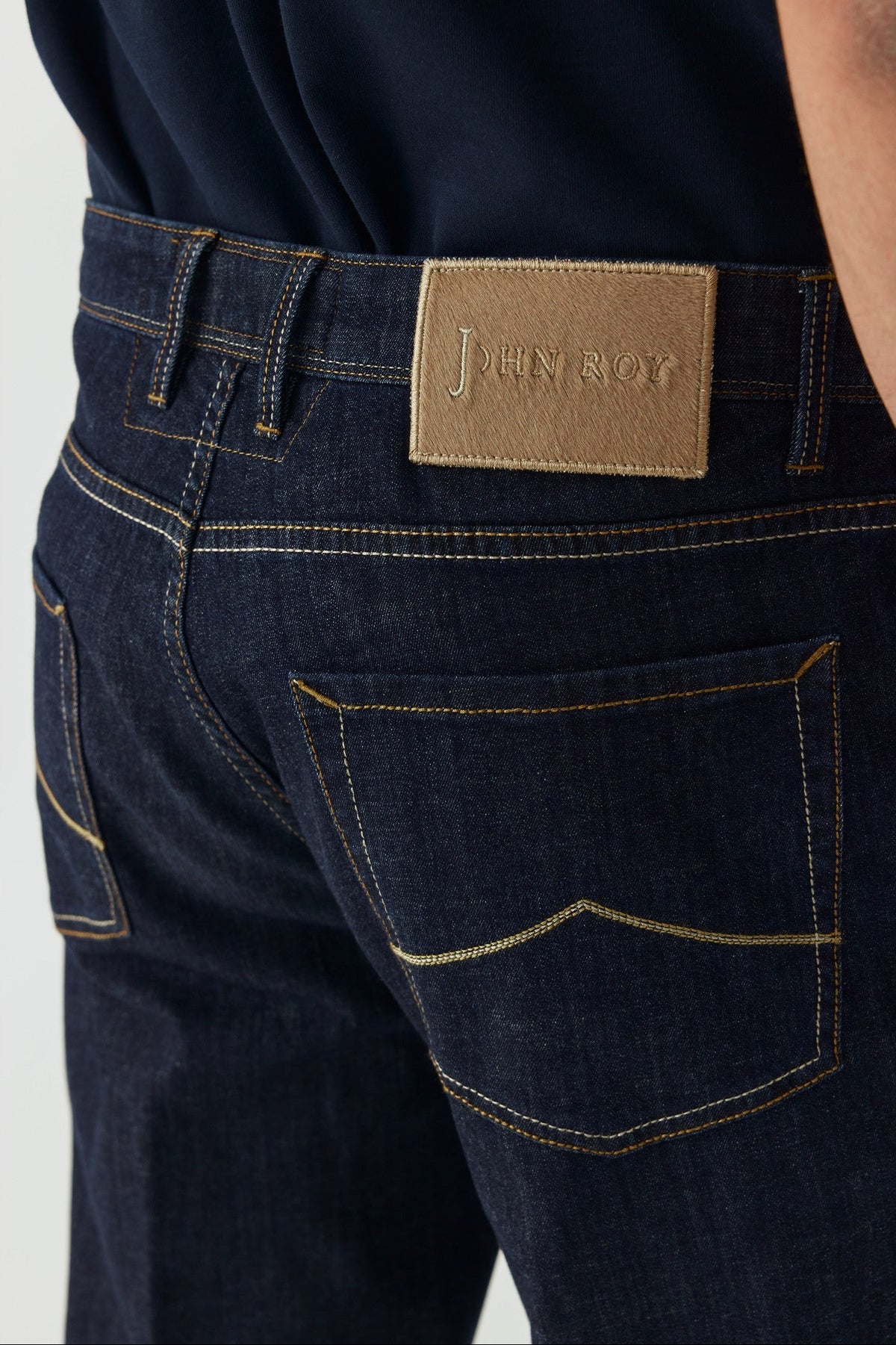 Bej Denim Pantolon