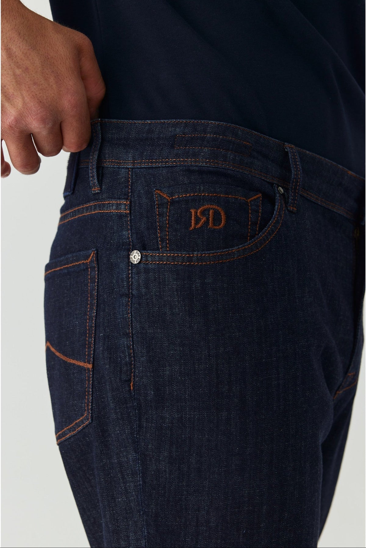 Turuncu Denim Pantolon