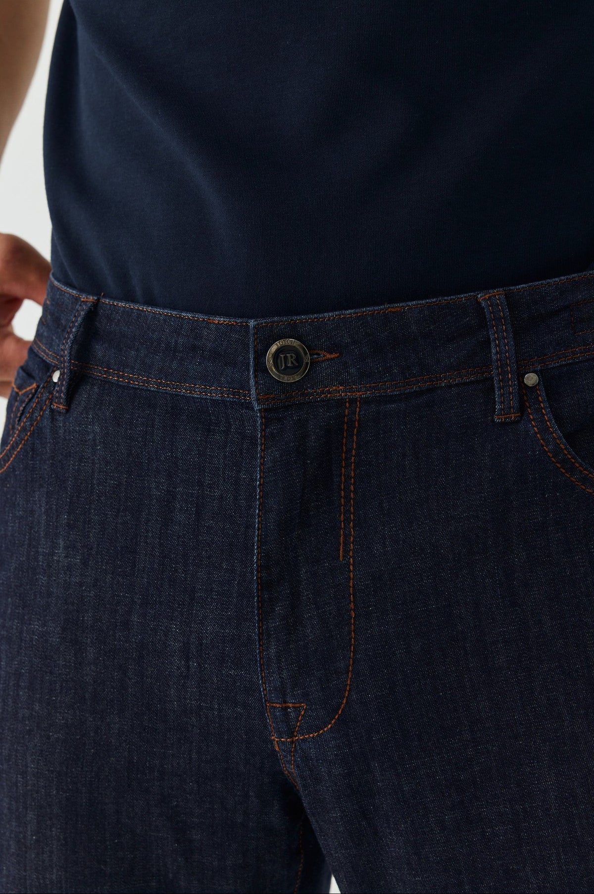 Turuncu Denim Pantolon